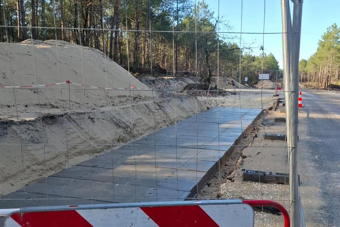 Photographie originale d’un chantier suivi par Magengard en Gironde.